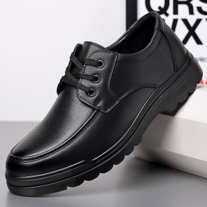 (image for) X3286-P175 men's leather shoes 2023 autumn new casual men's breathable business formal leather shoes