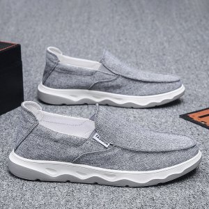 (image for) New men's shoes, trendy and versatile, old Beijing cloth shoes, two-color soles, comfortable slip-on shoes, posing 866P28